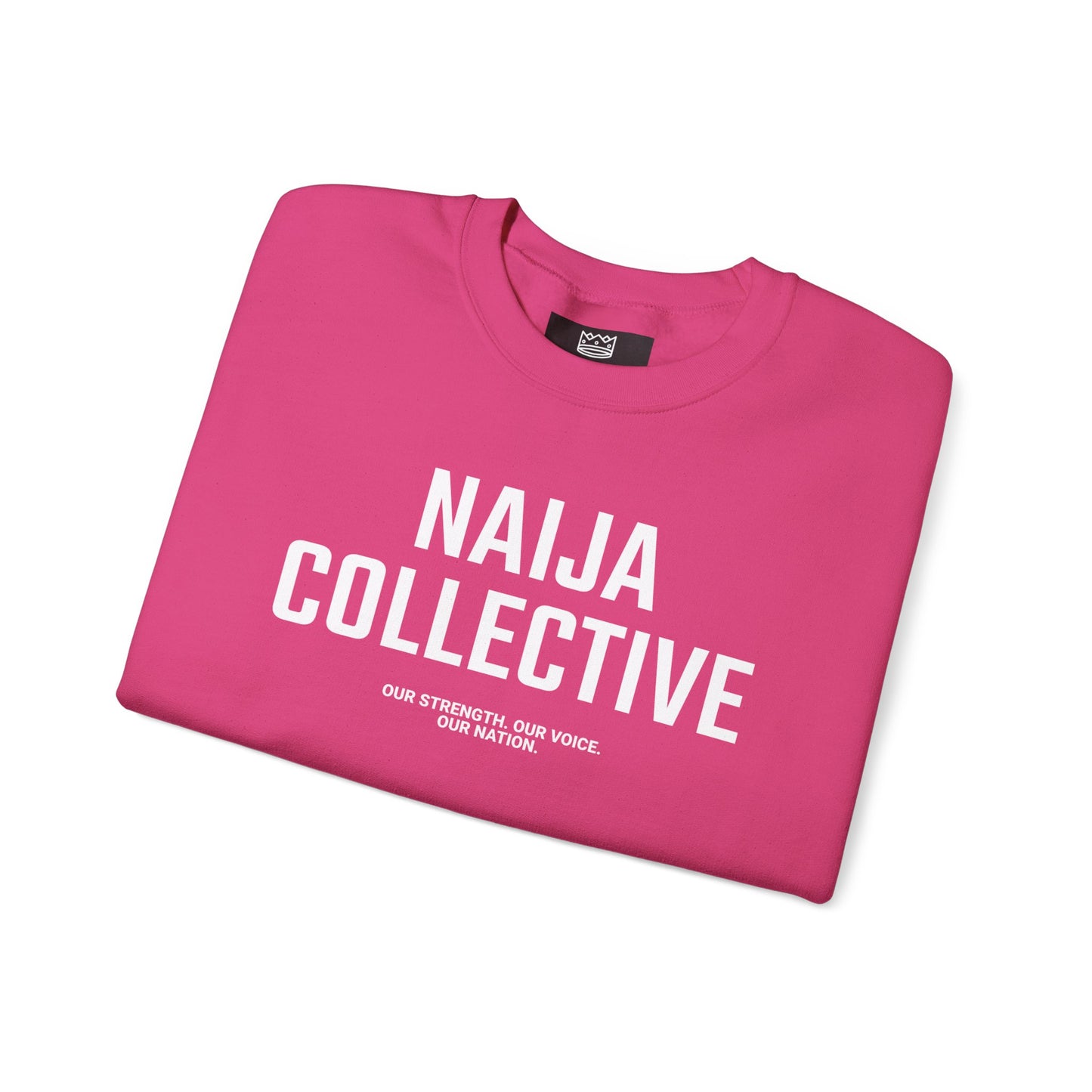 Embroidered Naija Collective Sweatshirt - Cozy Unisex Crewneck