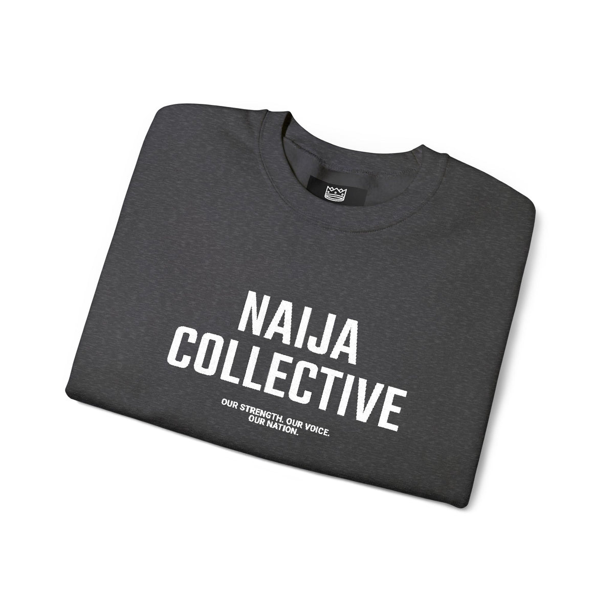 Embroidered Naija Collective Sweatshirt - Cozy Unisex Crewneck