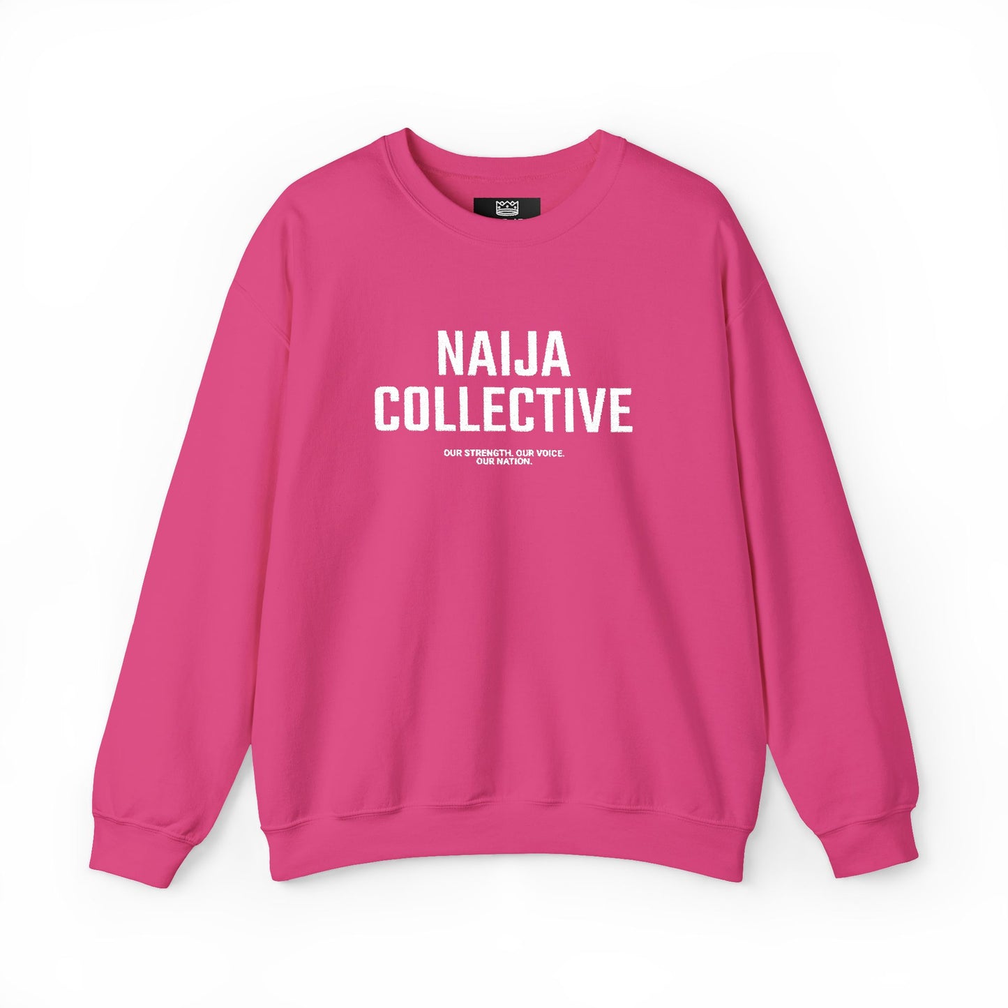 Embroidered Naija Collective Sweatshirt - Cozy Unisex Crewneck