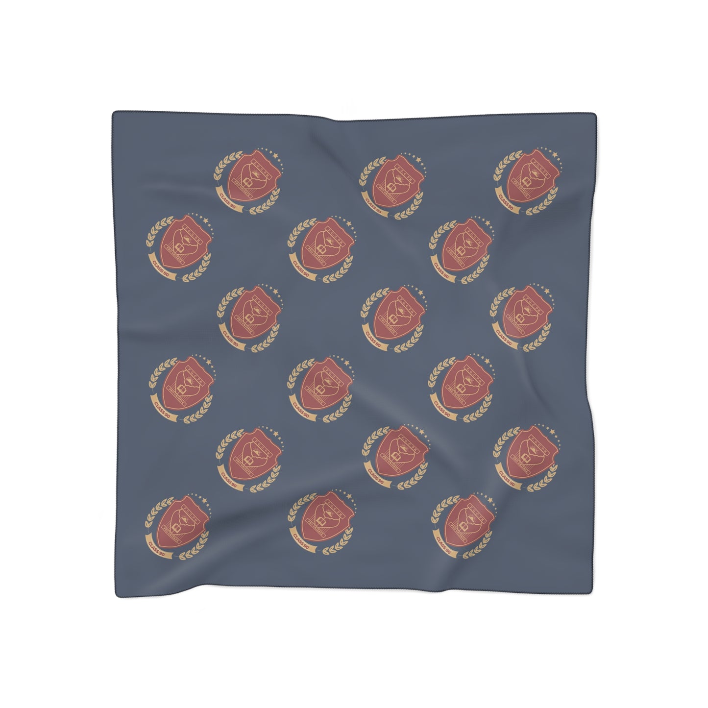 F.G.C PH Class '90 Crest Poly Scarf — Class Emblem Fashion Accessory