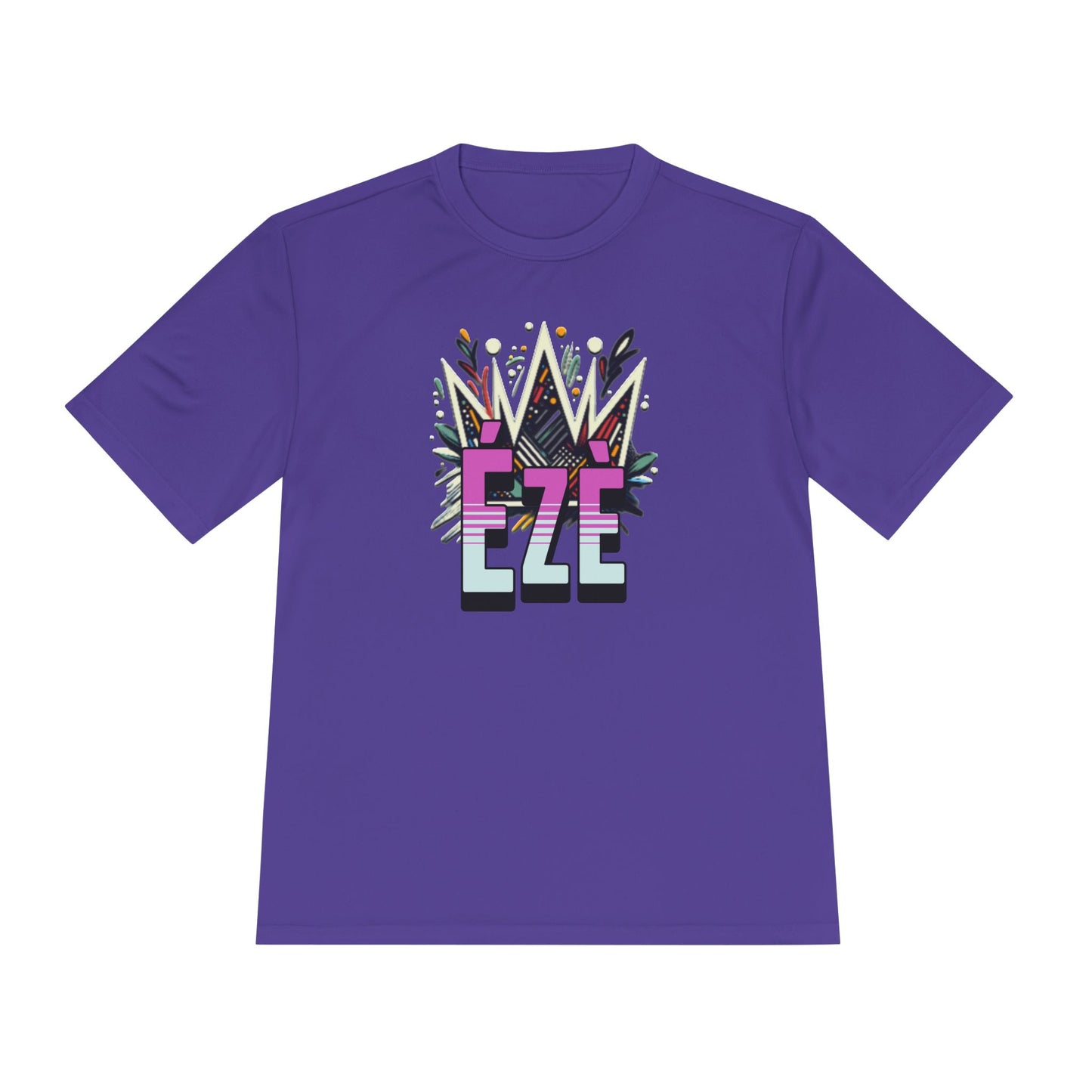 Ézè-Kings Crown Front - Unisex Moisture Absorbing Tee