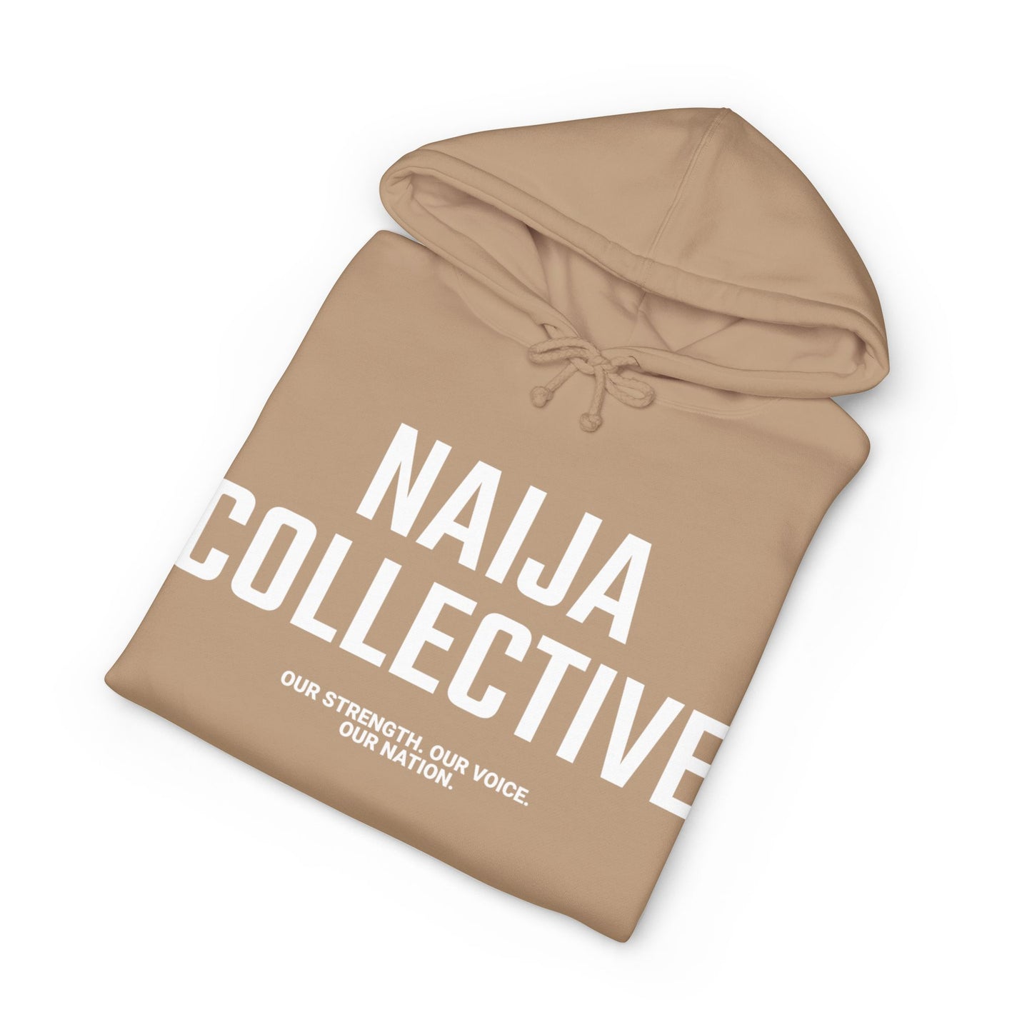 Naija Collective Hoodie — Nigerian Pride Pullover with 'Naija Collective' Text
