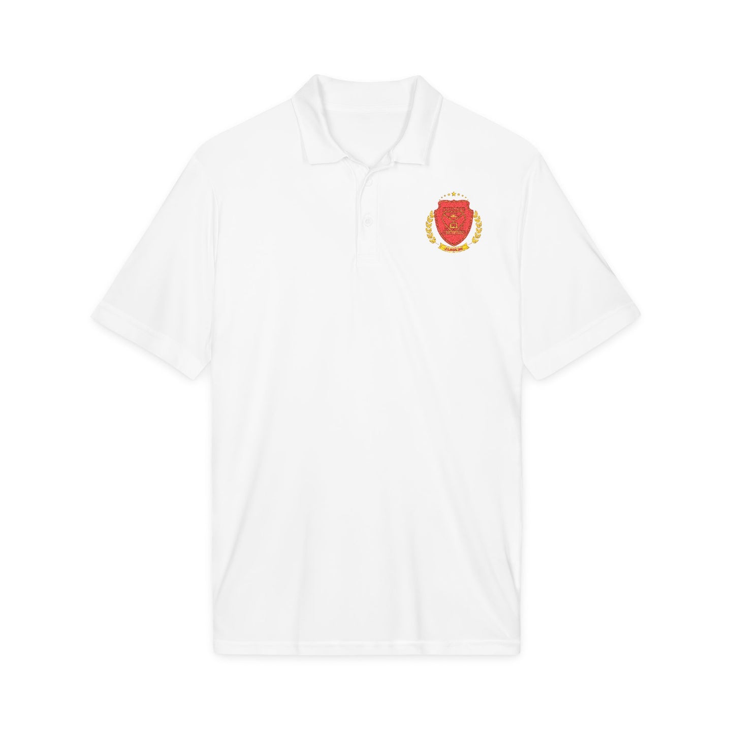 Embroidered FGC PH Class 90 Shield Polo Shirt — Crest Logo Performance Golf Polo