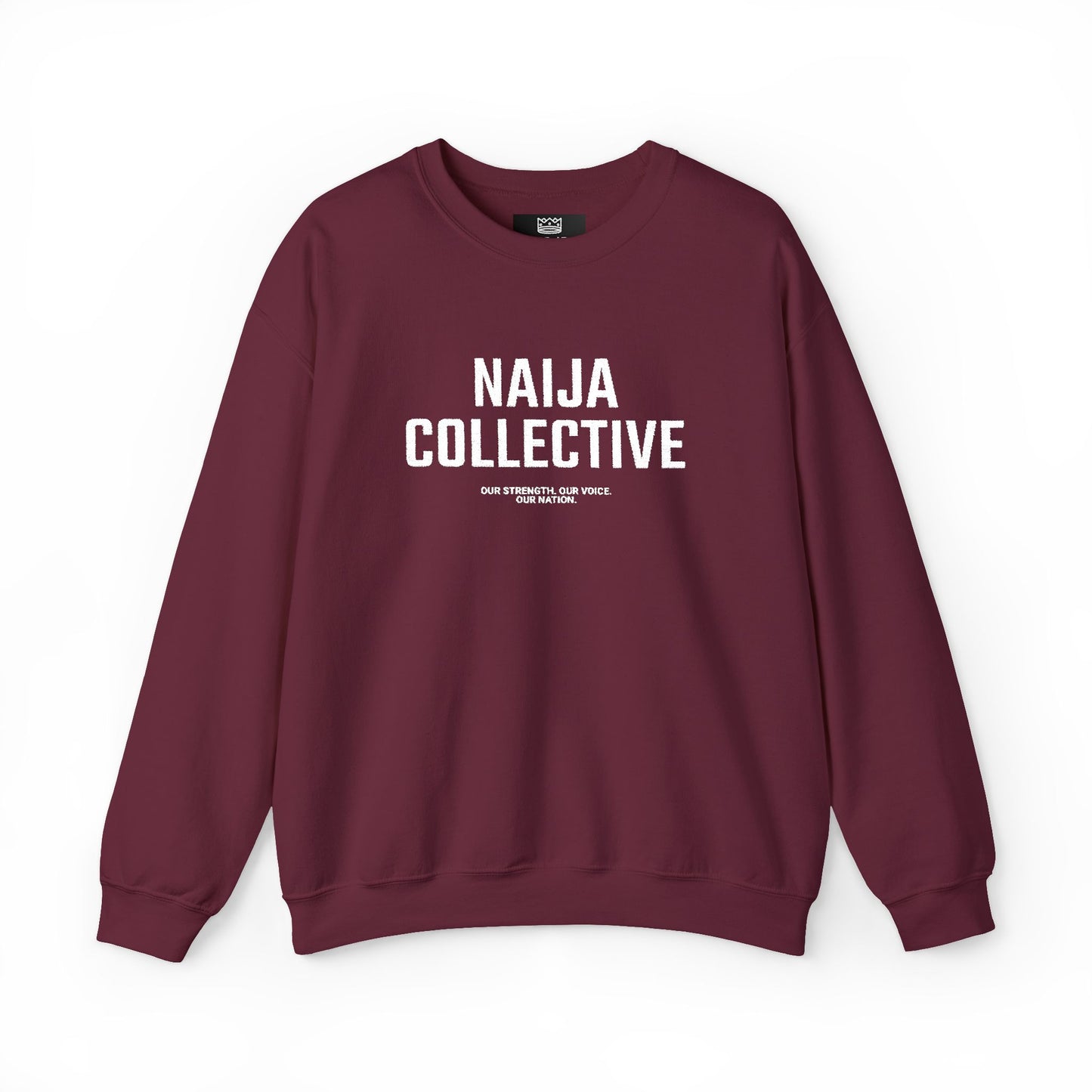 Embroidered Naija Collective Sweatshirt - Cozy Unisex Crewneck