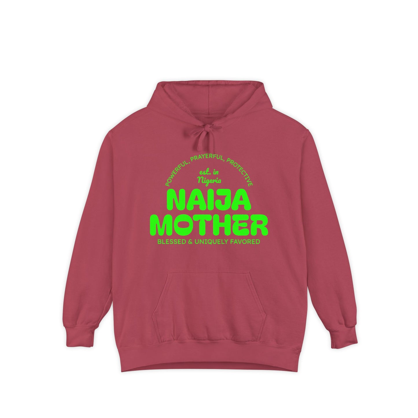 Naija Mother -Mothers Day Garment-Dyed Hoodie