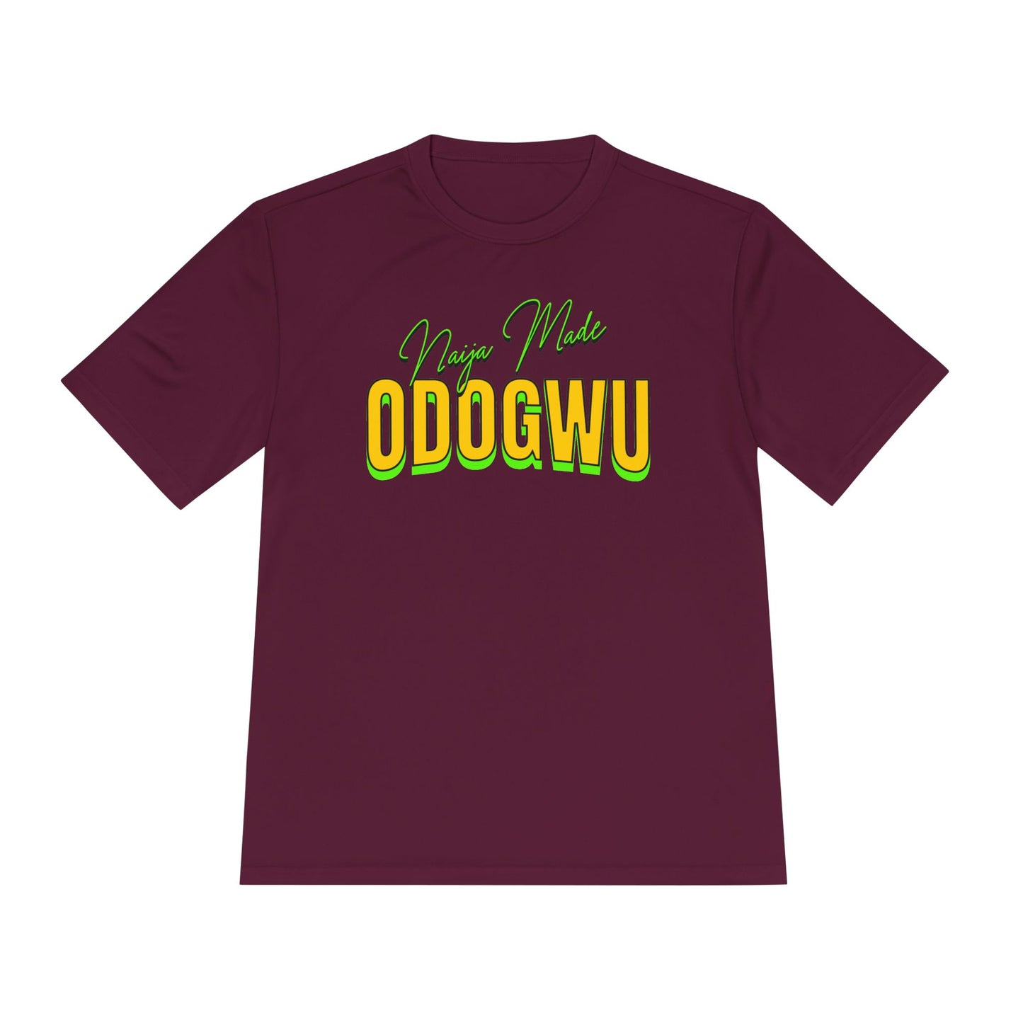 Naija Made ODOGWU Unisex Moisture Wicking Tee - Stay Cool with - Perfect for Athletes, Gift for Sports Lovers, Workout Tee, Casual [...]