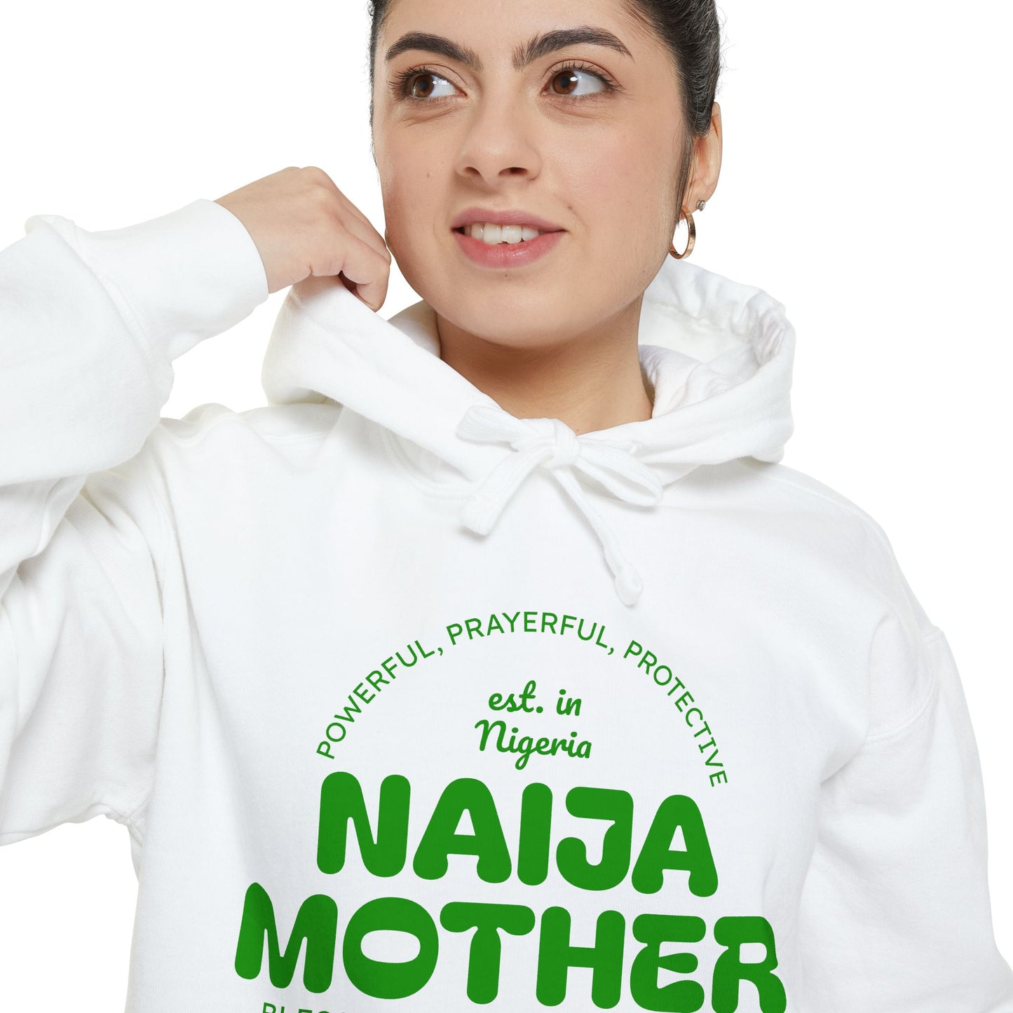 Naija Mother -Mothers Day Garment-Dyed Hoodie