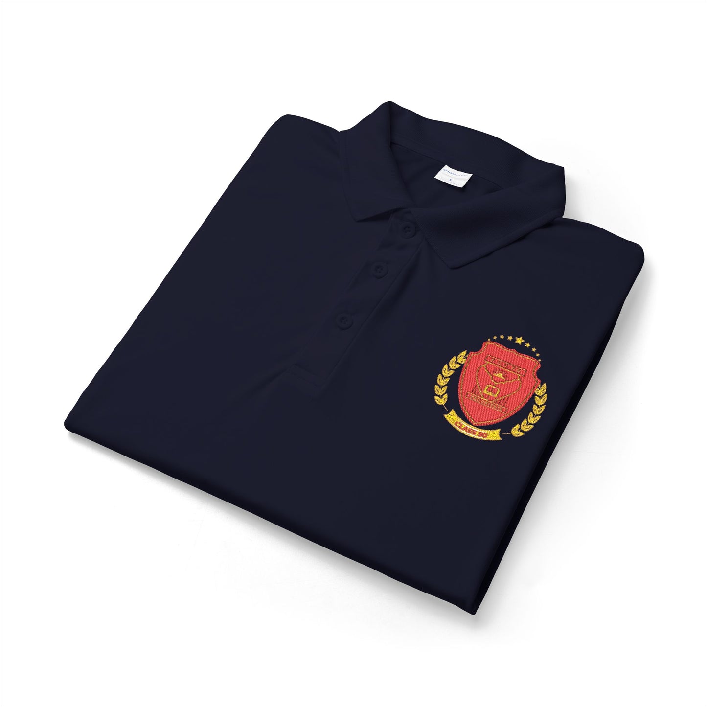 Embroidered FGC PH Class 90 Shield Polo Shirt — Crest Logo Performance Golf Polo