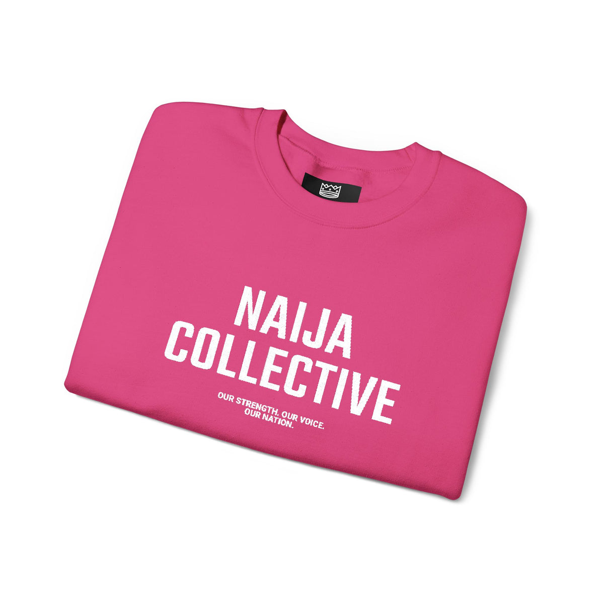 Embroidered Naija Collective Sweatshirt - Cozy Unisex Crewneck